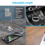 Naztech 100 W 6-ft USB-C TO USB-C Charging Cable