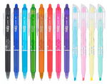 Pilot, FriXion Assorted Gel and Highlighters [12 Pack]