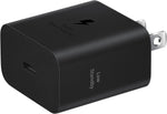 Samsung 25W Wall Charger Power Adapter with Cable, Super Fast Charging, Compact Design, Energy Efficient, Compatible with Galaxy and USB Type C Devices, Black