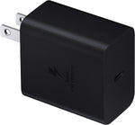Samsung 45W Power Adapter (w/Cable C-to-C), Black