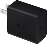 Samsung 45W Power Adapter (w/Cable C-to-C), Black