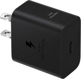 Samsung 25W Wall Charger Power Adapter with Cable, Super Fast Charging, Compact Design, Energy Efficient, Compatible with Galaxy and USB Type C Devices, Black