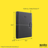 Solo New York Universal Tablet Case - Fits 8.5"-11" Tablets, Compatible with iPad 11th Generation