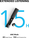Soundcore A30i by Anker, Smart Noise Cancelling Earbuds, Lipstick-Shaped Stylish Design, Tiny, Lightweight Comfort, Clear Sound, IP54, 15H Playtime in ANC Mode, Wireless Earbuds, Bluetooth 5.4