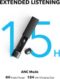Soundcore A30i by Anker, Smart Noise Cancelling Earbuds, Lipstick-Shaped Stylish Design, Tiny, Lightweight Comfort, Clear Sound, IP54, 15H Playtime in ANC Mode, Wireless Earbuds, Bluetooth 5.4