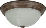 Sunlite 046075 13-Inch Traditional Dome Ceiling Light, Classic Decorative Flush Mount Fixture