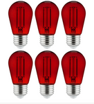 Sunlite S14 LED 2 Watt 120 V Transparent