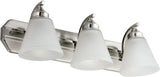 Sunlite 45057 24-Inch Modern Incandescent Vanity Bell Shaped Light Fixture, Max 100 Wattage, 120 Volts