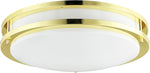Sunlite  Fluorescent Double Band Trim Flush Mount Light Fixture