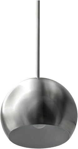 Sunlite Canopy Pendant Rigid Stem Fixture, Medium Base (E26), 120 Volts, Brushed Nickel, ETL Listed, for Residential & Commercial Use