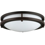 Sunlite 12-Inch LED Decorative Flush Mount Ceiling Light Fixture, 36 Watts (120W Equiv.), 1300-1630 Lumens, Color Selectable 27K/30K/35K/40K/50K