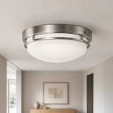 Sunlite SU LED Dome Ceiling Light Fixture, 120 VOLTS,23 Watts (100W Equivalent), 1380 Lumens