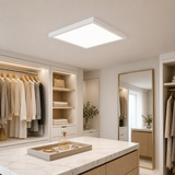 Sunlite LED 9-Inch Square Mini Panel Light Fixture, 18W (100W=), 1200 Lmns, 27/30/35/40/50K Selectable CCT