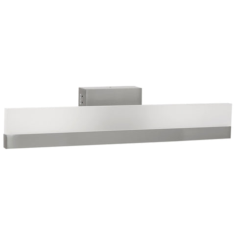 Sunlite 81381 18-Inch LED Linear Bar Vanity Light Fixture, 20 Watts (100W=), 120 Volts, Dimmable, Color Selectable 30K/40K/50K, 1100 Lumens, Brushed Nickel Finish, Frosted Acrylic Shade, ETL Listed