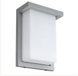 Sunlite 8” Modern LED Wall Sconce Light, Outdoor Fixture, Adjustable 3 CCT 3000K-5000K, 12 Watts