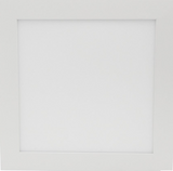 Sunlite 87746 LED Selectable 12" Square Flat Panel Light Fixture, 10W, 920 Lmns, Slim Design, Ceiling Mount, 30K/35K/40K/45K/50K Selectable CCT, Dimmable