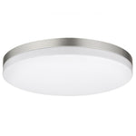 Sunlite 87767 LED 10 Inch Slim Flushmount Ceiling Light Fixture, 15 Watts (80W Equivalent), 1050 Lumens, Adjustable 5 CCT 2700K-5000K, 120V, Dimmable, 50,000 Hour Lifespan, Brushed Aluminum