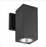 Sunlite LED Outdoor Square Wall Down Light 120-277V 30K/40K/50 Black