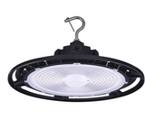 Sunlite UFO High Bay Dimmable Selectable CCT and Wattage With Black Finish