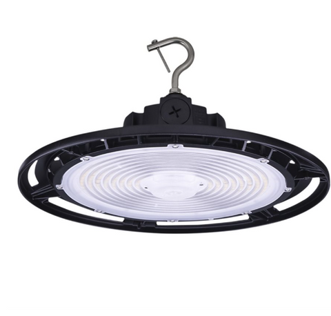 Sunlite UFO High Bay Dimmable Selectable CCT and Wattage With Black Finish