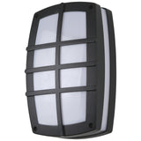 Sunlite  11-Inch LED Bulkhead Outdoor Wall Sconce Light Fixture, 120 Volts, 12 Watts (40W=), 650 Lumens, Color Selectable 30K/40K/50K