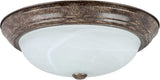 Sunlite 046078 15-Inch Traditional Dome Ceiling Light, Classic Decorative Flush Mount Fixture