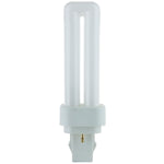 Sunlite 13 Watt PLD 2-Pin Double U-Shaped Twin Tube, GX23-2 Base, Super White [ 10 PACK]