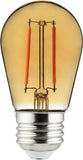 Sunlite S14 Led 2 W 120 V Transparent Amber [Pack of 6]