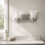 Sunlite 45430 14-Inch Traditional Vanity Light, Classic Decorative Wall Sconce