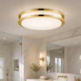 Sunlite  Fluorescent Double Band Trim Flush Mount Light Fixture