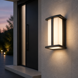Sunlite  Modern Wall Sconce Light Fixture, Medium Base Socket (E26), A19 Bulb, Indoor, Opal Shade, Matte Black Frame, Bathrooms, Hallways & Entryways