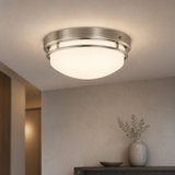 Sunlite SU LED Dome Ceiling Light Fixture, 120 VOLTS,23 Watts (100W Equivalent), 1380 Lumens