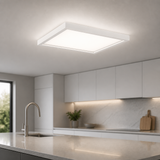 Sunlite LED 9-Inch Square Mini Panel Light Fixture, 18W (100W=), 1200 Lmns, 27/30/35/40/50K Selectable CCT