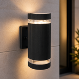 Sunlite 81294 LED Outdoor Half Circle Up/Down Outdoor Wall Sconce Light Fixture, 12 Watts, 850 Lumens, Color Selectable 30K/40K/50K, 120-277V