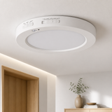 Sunlite  5" Round Mini Panel Motion Sensor Light Fixture, 12 Watts, 700 Lumens, Color Selectable 27K/30K/35K/40K/50K