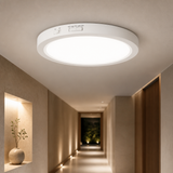 Sunlite 12-Inch Round Mini Panel Motion Sensor Light Fixture, 18 Watts, 1400 Lumens, Color Selectable 27K/30K/35K/40K/50K, 90 CRI, Dimmable