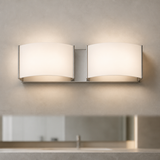 Sunlite 82062-SU LED Decorative Curved Wall Sconce Fixture, 20 Watts,