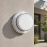 Sunlite Round Modern Outdoor Wall Sconce Selectable