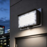 Sunlite Flood Light Fixture 40W/50/60W/80W 120-277V 0-10V Dimming 30K/40K/50K Photocell