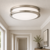 Sunlite LED Decorative Flush Ceiling Mount Light Fixtures, 16 Inch, 28 Watts, 2200 Lumens, Color Selectable 27K/30K/35K/40K/50K