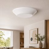 Sunlite  6" Round Flush Light Hardwire/Retrofit Fixture, 10 Watts, 120 Volts , 620 Lmns, CCT Switch 27K/30K/35K/40K/50K,