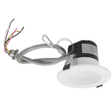unlite 4" LED Commercial Recessed Round Downlight Fixture, Power Selectable 9W/13W/18W, 2000 Lmns, CCT Switch 27K/30K/35K/40K/50K, 90 CRI, Dimmable, Energy Star, Title-24 Compliant, ETL Listed