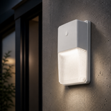 Sunlite LED Outdoor Mini Wall Pack Fixture with Dusk to Dawn Photocell, 15 Watts (100W Equivalent)