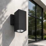 Sunlite LED Outdoor Square Wall Down Light 120-277V 30K/40K/50 Black