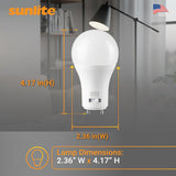 LED A19 Light Bulb, 9 Watts (60W Equivalent), 800 Lumens, GU24