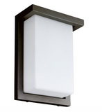 Sunlite 8” Modern LED Wall Sconce Light, Outdoor Fixture, Adjustable 3 CCT 3000K-5000K, 12 Watts