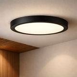 Sunlite LED 7" Round Mini Panel Light Fixture, 15W, 1000 Lmns, 30K/40K/50K Selectable CCT, Dimmable