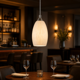 Sunlite 88714  9 Watt LED Decorative Glass Pendant, 3000K Warm White