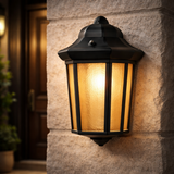 Sunlite Half Hexagon Tunable LED Classic Lantern Style Outdoor Fixture 12W 800 Lumens