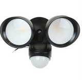 Sunlite  LED Outdoor Dual Head Security Light with Photocell & Motion Sensor Light Fixture, 20 Watts, 1800 Lumens, 3000K Warm White
